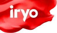 Logo of Iryo, another operator of high-speed trains in Spain